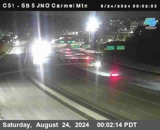 SB 5 at Carmel Mountain Rd.