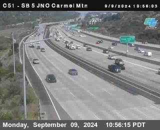 SB 5 at Carmel Mountain Rd.