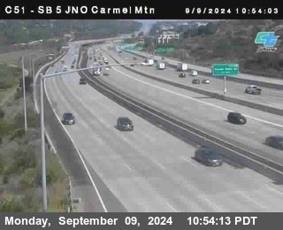 SB 5 at Carmel Mountain Rd.