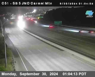 SB 5 at Carmel Mountain Rd.