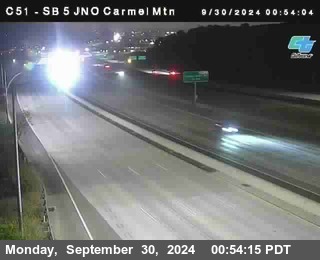 SB 5 at Carmel Mountain Rd.