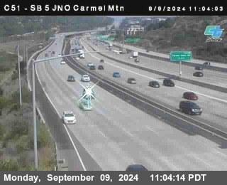 SB 5 at Carmel Mountain Rd.