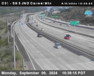 SB 5 at Carmel Mountain Rd.