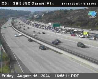 SB 5 at Carmel Mountain Rd.