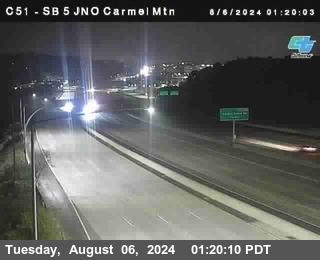 SB 5 at Carmel Mountain Rd.