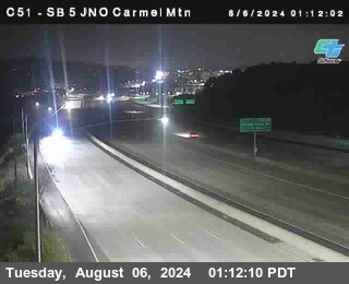 SB 5 at Carmel Mountain Rd.