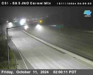 SB 5 at Carmel Mountain Rd.