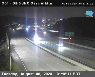 SB 5 at Carmel Mountain Rd.