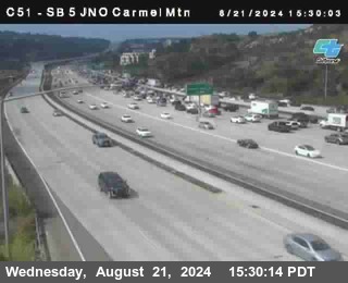 SB 5 at Carmel Mountain Rd.