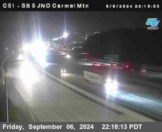 SB 5 at Carmel Mountain Rd.