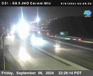 SB 5 at Carmel Mountain Rd.