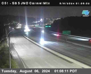 SB 5 at Carmel Mountain Rd.