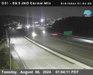 SB 5 at Carmel Mountain Rd.