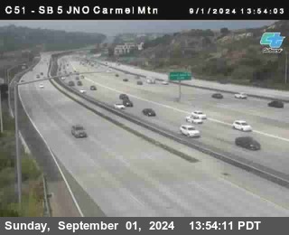 SB 5 at Carmel Mountain Rd.