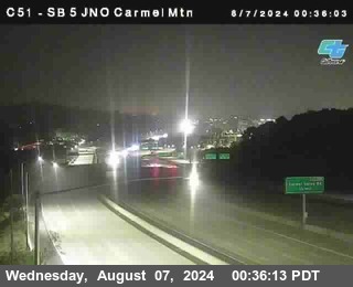 SB 5 at Carmel Mountain Rd.