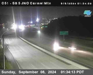 SB 5 at Carmel Mountain Rd.