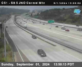 SB 5 at Carmel Mountain Rd.