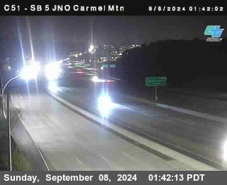 SB 5 at Carmel Mountain Rd.