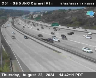 SB 5 at Carmel Mountain Rd.