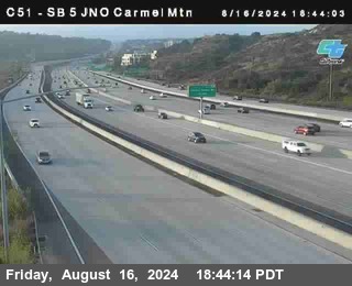 SB 5 at Carmel Mountain Rd.