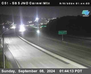 SB 5 at Carmel Mountain Rd.