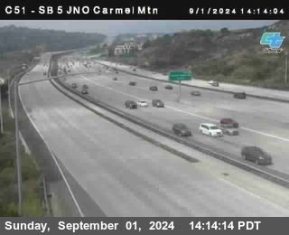 SB 5 at Carmel Mountain Rd.