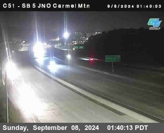 SB 5 at Carmel Mountain Rd.