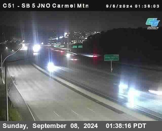 SB 5 at Carmel Mountain Rd.