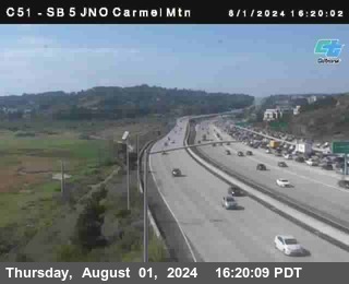 SB 5 at Carmel Mountain Rd.