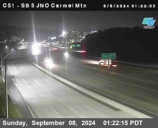 SB 5 at Carmel Mountain Rd.