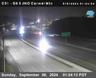 SB 5 at Carmel Mountain Rd.