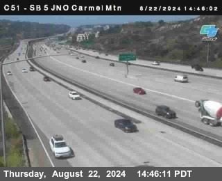 SB 5 at Carmel Mountain Rd.