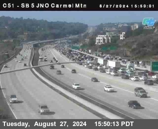 SB 5 at Carmel Mountain Rd.