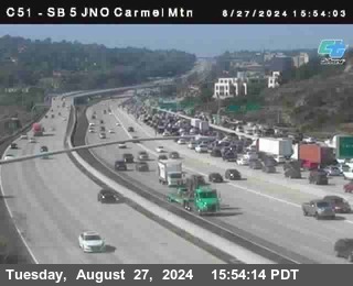 SB 5 at Carmel Mountain Rd.