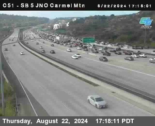 SB 5 at Carmel Mountain Rd.