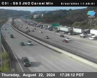 SB 5 at Carmel Mountain Rd.