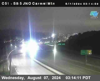 SB 5 at Carmel Mountain Rd.