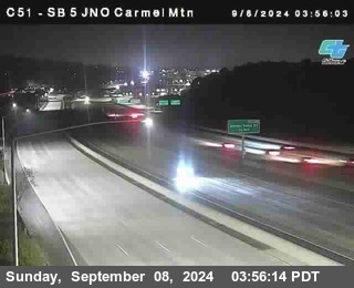 SB 5 at Carmel Mountain Rd.