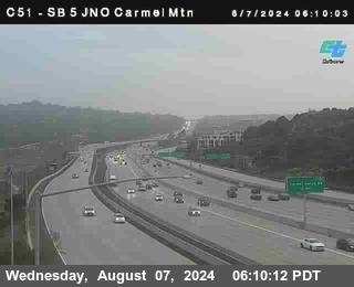 SB 5 at Carmel Mountain Rd.