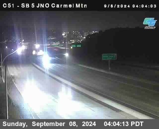 SB 5 at Carmel Mountain Rd.