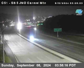 SB 5 at Carmel Mountain Rd.