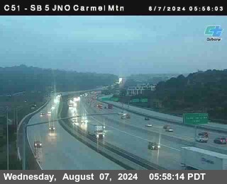 SB 5 at Carmel Mountain Rd.