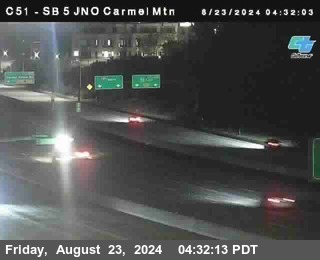 SB 5 at Carmel Mountain Rd.