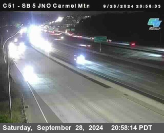 SB 5 at Carmel Mountain Rd.