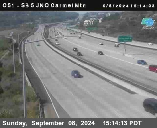 SB 5 at Carmel Mountain Rd.