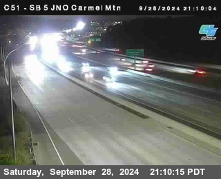 SB 5 at Carmel Mountain Rd.