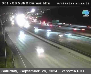 SB 5 at Carmel Mountain Rd.