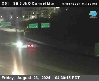 SB 5 at Carmel Mountain Rd.