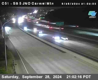 SB 5 at Carmel Mountain Rd.