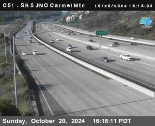 SB 5 at Carmel Mountain Rd.